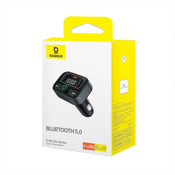 شارژر فندکی و پخش کننده بلوتوث بیسوس Baseus S-09 Lite Series C10762300113-00 (5)