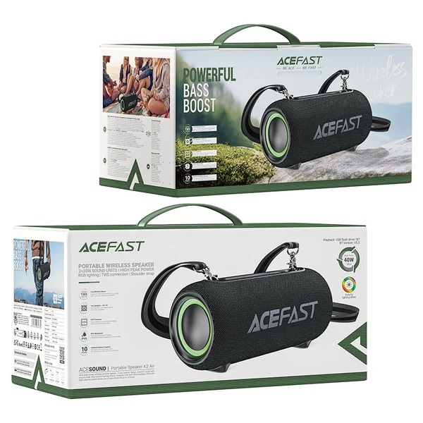 اسپیکر بلوتوث ایس فست ACEFAST K2 Air توان 40 وات فلش خور (6) اسپیکر بلوتوث ایس فست ACEFAST K2 Air توان 40 وات فلش خور (6)