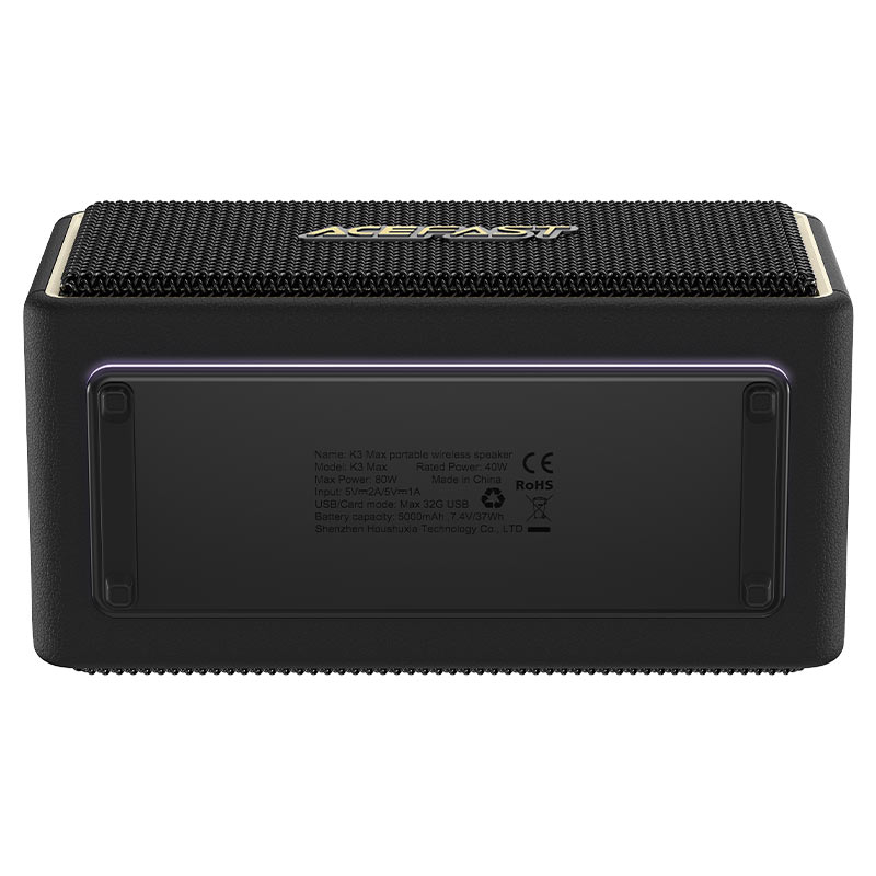 اسپیکر بلوتوث ایس فست ACEFAST K3 Max توان 80 وات رم و فلش خور (4)