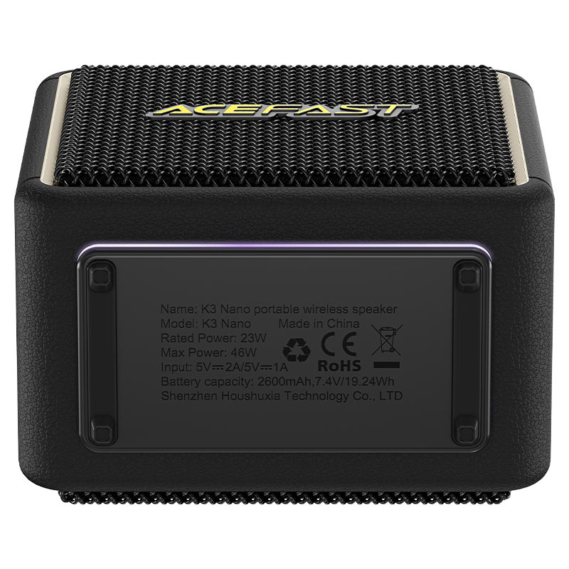 اسپیکر بلوتوث ایس فست ACEFAST K3 Nano توان 46 وات رم و فلش خور (4)