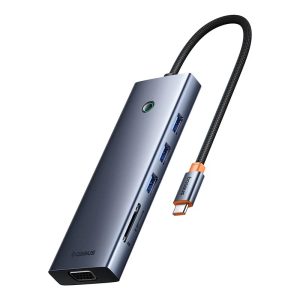 هاب تایپ سی 10 پورت بیسوس Baseus UltraJoy Series 10 in 1 Type-C Port HUB BS-OH161 B0005280C811-00 (1)