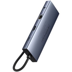 هاب تایپ سی 10 پورت بیسوس Baseus UltraJoy Series 10 in 1 Type-C Port HUB BS-OH161 B0005280C811-00 (2)