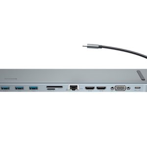 هاب تایپ سی 11 پورت بیسوس Baseus Elitejoy 11-Port Type-C Hub Adapter CATSX-G0G (1)